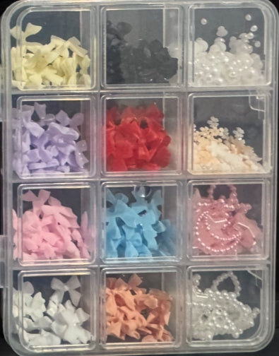 Acrylic Lid Charms - COLOURFUL BOWS